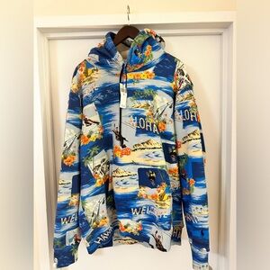Men’s Polo Ralph Lauren Holi Sun Valley Ski Print Hoodie XL